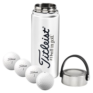 BLK25-FT4S-PV - 4-Ball Metal Water Bottle