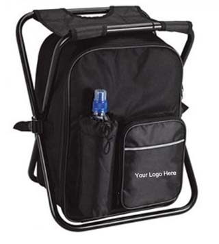 Remington Cooler Backpack Chair and Hangtag