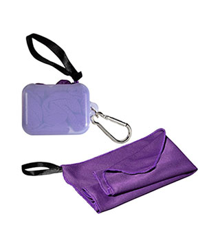 Cooling Towel in Carabiner Case