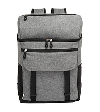 BLK22-GR4513 - Logan RPET 18-Can Backpack Cooler