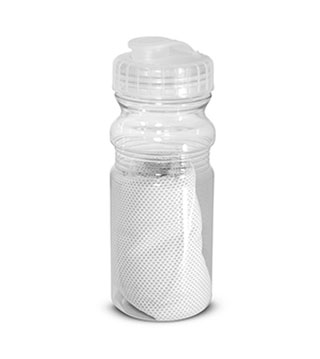 Cooling Towel in Water Bottle