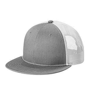 Snapback Flat Bill Trucker Cap