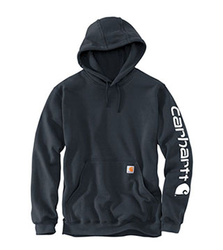 CTK288 - Midweight Hooded Logo Sweatshirt