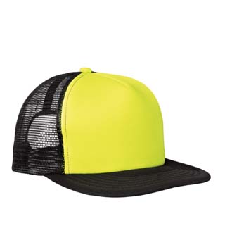 DT624A - Flat Bill Snapback Trucker Cap