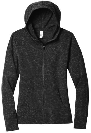 DT665 - Ladies' Medal Full-Zip Hoodie