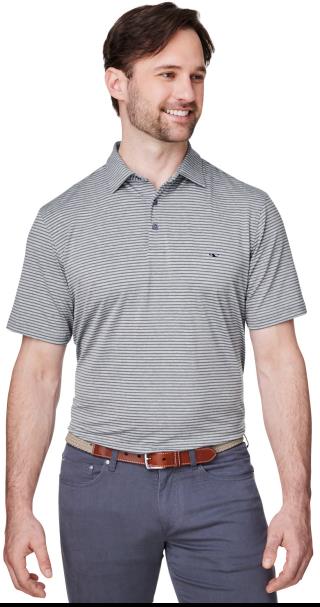 G012426 - Men's Bradley Stripe Sankaty Polo