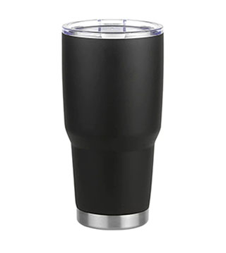 30 Oz. Insulated Stainless Steel Tumbler - Black