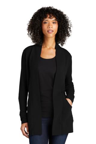 Ladies Microterry Cardigan