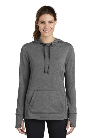 Ladies Tri-Blend Fleece Hooded Pullover