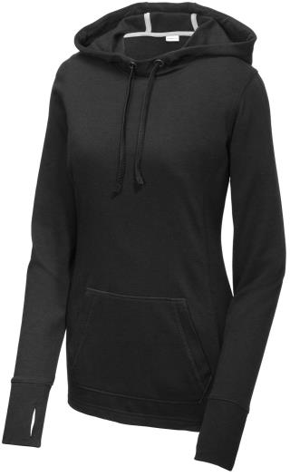 LST296 - Ladies Tri-Blend Fleece Hooded Pullover