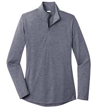 Ladies Tri-Blend 1/4-Zip Pullover