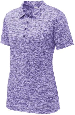 LST590 - Ladies' Electric Heather Polo