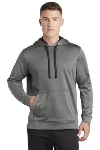 Heather Fleece Hooded Pullover