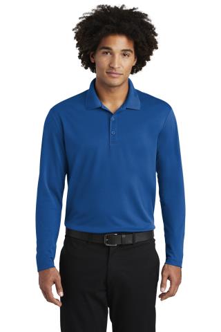 RacerMesh Long Sleeve Polo