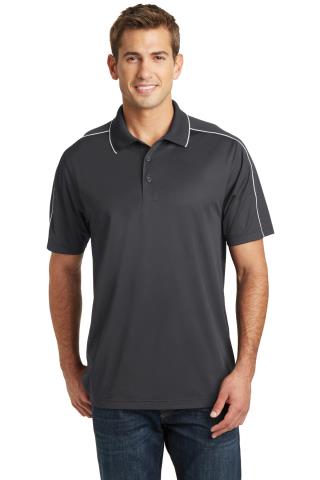 Men's Micropique Sport-Wick Piped Polo