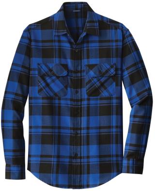 W668 - Plaid Flannel Shirt